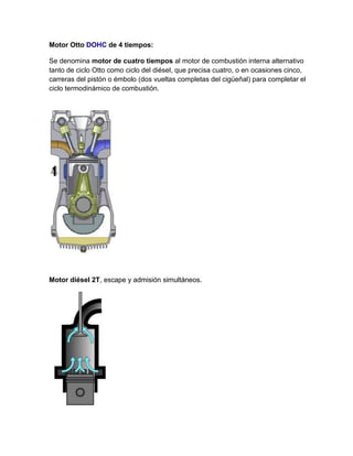 Trabajo básico del Motor Diésel | PDF