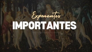 IMPORTANTES
Exponentes
 