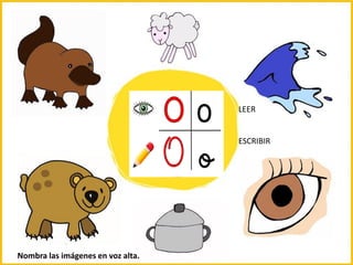 Las Vocales En Sus 4 Formas Con Dibujos