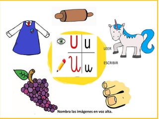 Las Vocales En Sus 4 Formas Con Dibujos