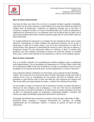 Actividad 1. base de datos