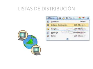 LISTAS DE DISTRIBUCIÓN
 