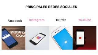 PRINCIPALES REDES SOCIALES
YouTubeTwitterInstagramFacebook
 