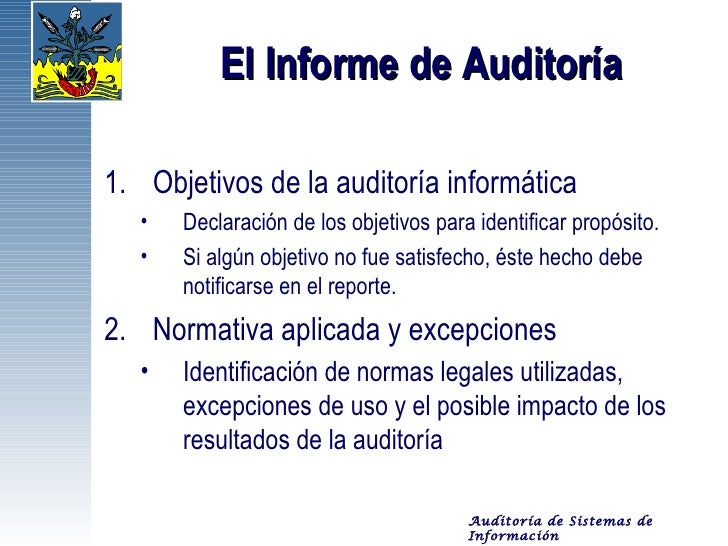 Actividad 15 plan auditor informatico e informe de auditoría