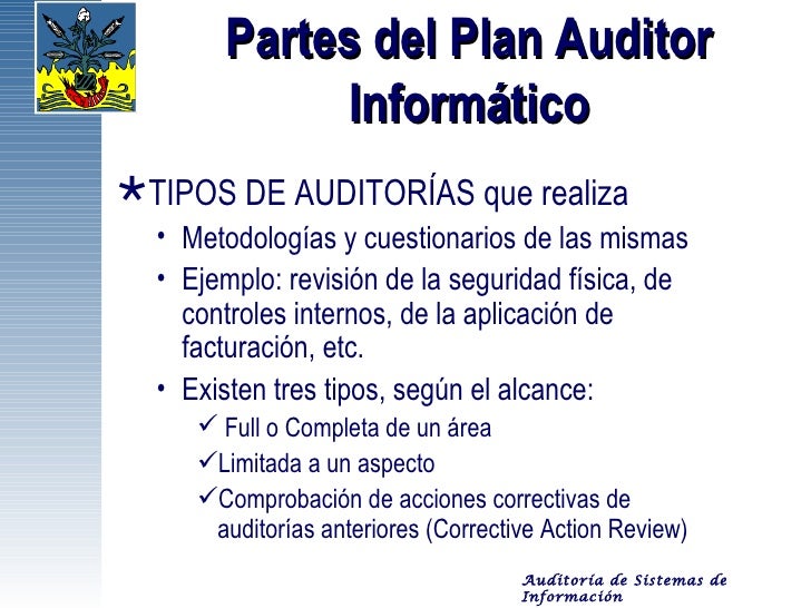 Actividad 15 plan auditor informatico e informe de auditoría