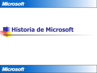 Historia de Microsoft 