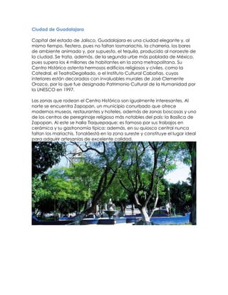 Actividad 1 destinos de mexico