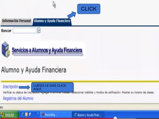 CLICK
LUEGO LE DAS CLICK
AQUÍ.
 