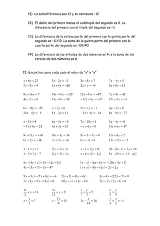 Actividad 1 matematica tercero medio