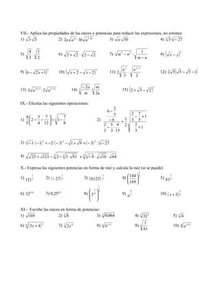 Actividad 1 matemática cuarto medio