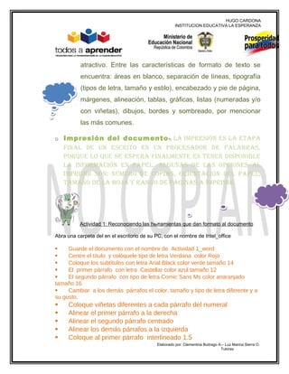 HUGO CARDONA
                                                      INSTITUCION EDUCATIVA LA ESPERANZA




           atrac...