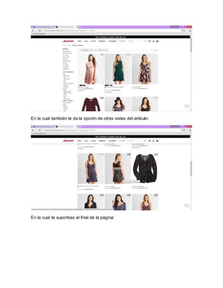 En la cual también te da la opción de otras vistas del artículo:
En la cual te suscribes al final de la página:
 