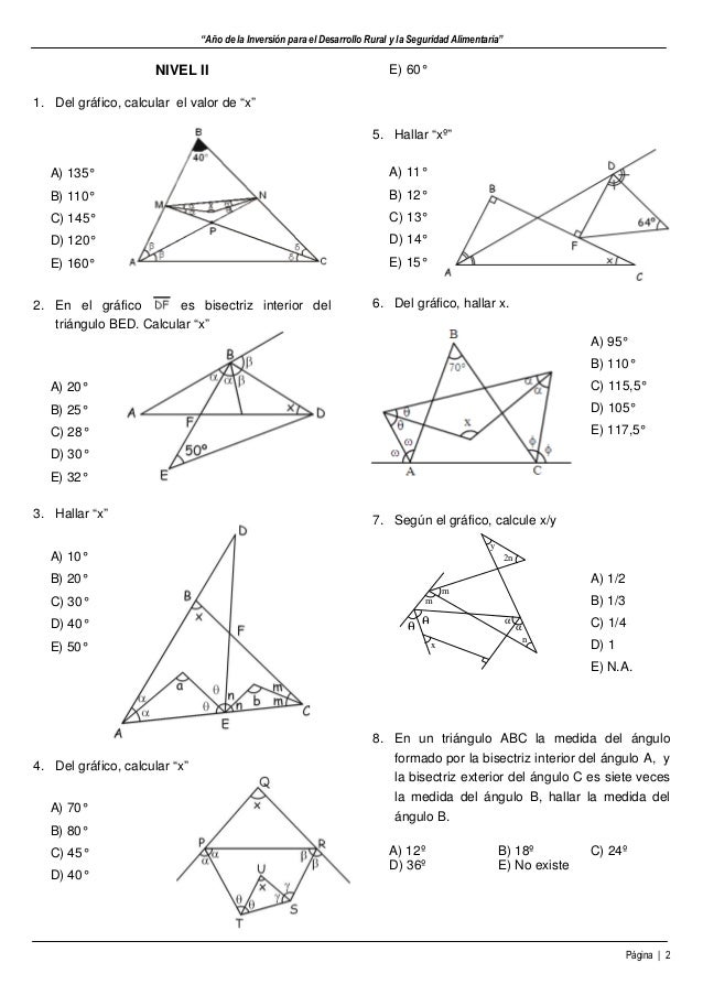 Lineas Notables De Un Triangulo Ejemplos Colección de