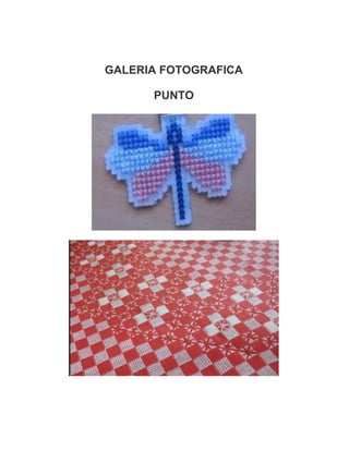 GALERIA FOTOGRAFICA
PUNTO