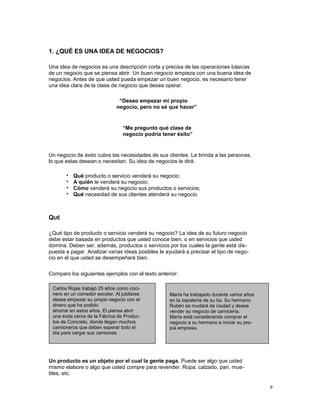 Actividad 2 idea de negocio | DOCX