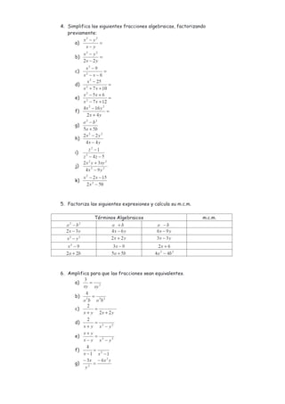 Actividad 2 matematica tercero medio