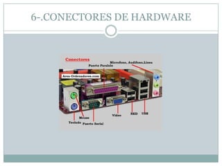 6-.CONECTORES DE HARDWARE
 