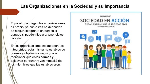 Las Organizaciones Sociales Formales y No Formales y el Control que E…