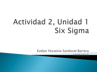 Evelyn Yessenia Sandoval Barrera
                     12003018
 