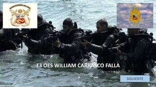 SIGUIENTE
T3 OES WILLIAM CARRASCO FALLA
 