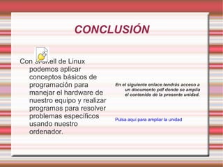 Cualquier orden o secuencia de órdenes puede ser almacenada y ejecutada desde un fichero. Proporciona lectura y escritura de variables, selectivas, repetitivas, etc...
