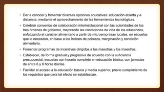 Resumen de la ley general de educación en México | PDF