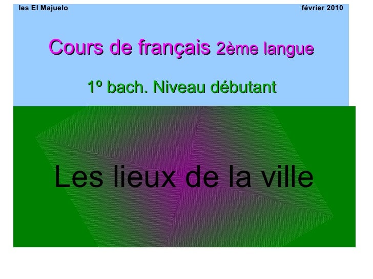 Les lieux de dragues