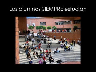 Los alumnos SIEMPRE estudian