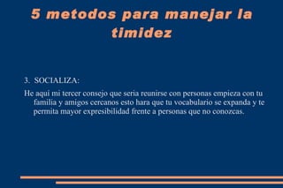 Esta es una de varias definiciones que encontramos respecto a este problema que tiene solucion. A continuacion les dare una serie de consejos para evitar que este estado creado por nuestro cerebro no nos permitan un adecuado funcionammiento y expresamiento de nuestros pensamientos e ideas hacia los demas.  