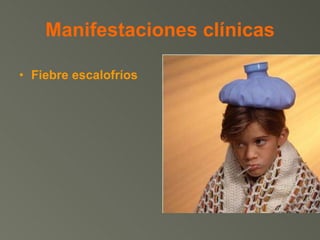 Manifestaciones clínicas Fiebre escalofríos  