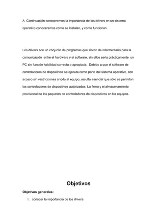 Actividad 4 controladores(drivers)