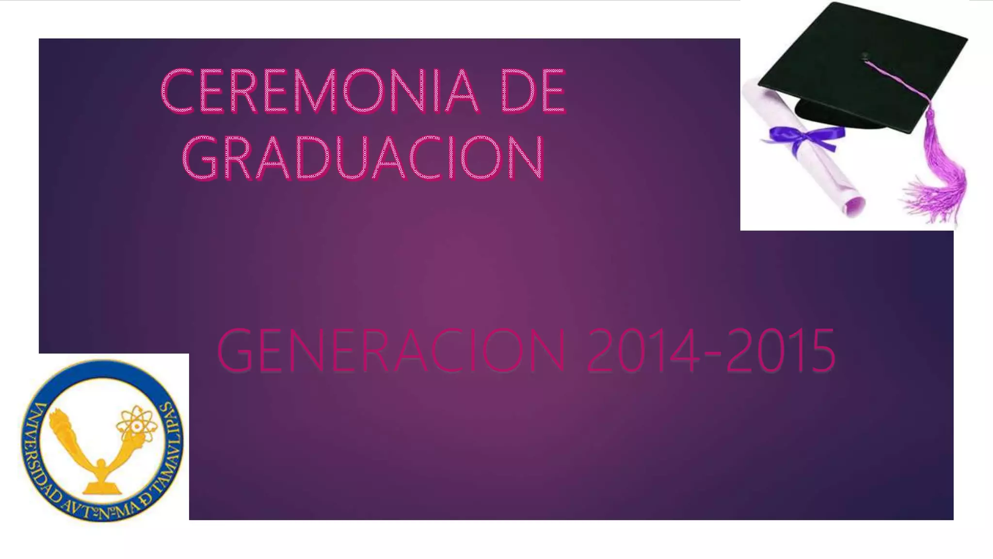 GENERACION 2014-2015
 
