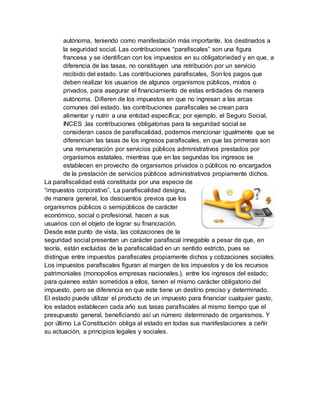 Las contribuciones PDF