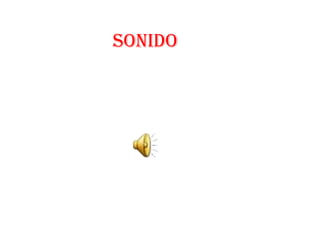 sonido