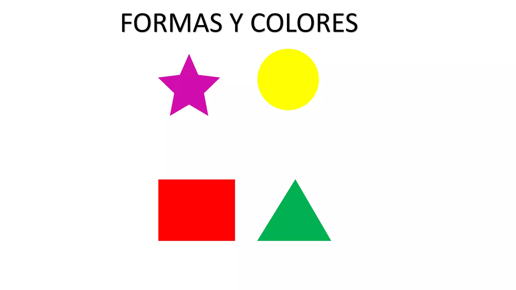 FORMAS Y COLORES