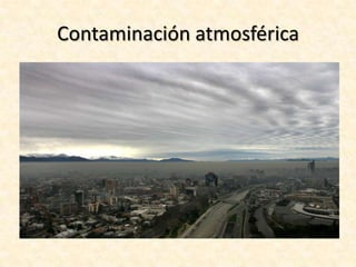 ContaminaciónLos cauces hídricos también tienen altos grados de contaminación, principalmente debido al depósito de residuos industriales y de aguas servidas. El río Mapocho, el río Maipo y el zanjón de la Aguada son los cauces más afectados. Diversas plantas de tratamiento han sido construidas y en 2006 su cobertura ya alcanzaba el 75% de las aguas servidas urbanas, mientras que un proyecto de Aguas Andinas pretende construir un ducto de 28 kilómetros para eliminar las descargas de aguas servidas al Mapocho. Finalmente, la ciudad produce una gran contaminación lumínica lo que ha afectado y prácticamente imposibilitado el trabajo de diversos recintos astronómicos ubicados al interior de la ciudad.