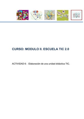      <br />CURSO: MODULO II. ESCUELA TIC 2.0<br />ACTIVIDAD 6 :  Elaboración de una unidad didáctica TIC.<br />5569585-4445UNIDAD DIDÁCTICA: ECUACIONES.(9 sesiones)JUSTIFICACIÓN. ADAPTACIÓN AL CURSO: La unidad didáctica se relaciona con los bloques 1 y 3 del R.D. 1631/2006 y con los núcleos temáticos 1, 2,3 y 4 de la Orden 10/8/2007.OBJETIVOS DIDÁCTICOS: RELACIÓN CURRICULARO.G.E.O.G.M.C.B.1. Comprender el significado del vocabulario relacionado con las ecuaciones.2. Obtener ecuaciones equivalentes a una dada por suma o por multiplicación.3. Resolver ecuaciones de primer grado con números racionales.4. Clasificar y resolver ecuaciones de segundo grado (completas e incompletas).5. Reconocer si una ecuación de segundo grado tiene 0, 1 ó 2 soluciones.6. Plantear, resolver y comprobar problemas con ecuaciones.h,gb,fb,fa,fb,e,ga,b,ga,fbb,da,ba,bb,d1,2,102,32,3,82,3,6,81,2,6,93,8,101,2,82,5,72,52,62,41,2,3CONTENIDOSCONCEPTOSPROCEDIMIENTOSACTITUDESSolución. Ecuaciones equivalentes. Reglas de equivalencia.Ecuaciones de primer grado con una incógnita.Ecuaciones cuadráticas. Discriminante.Resolución de ecuaciones de primer grado a través de la aplicación de las reglas de equivalencia.Aplicación de las reglas que posibilitan la resolución de ecuaciones cuadráticas.Discusión del número de soluciones de una ecuación cuadrática.Valoración de la precisión, simplicidad y utilidad del lenguaje algebraico.Autoestima a la hora de afrontar problemas susceptibles de ser resueltos mediante ecuaciones.Respeto ante las opiniones discrepantes y flexibilidad para cambiar. CONTRIBUCIÓN DE LOS CONTENIDOS A LAS COMPETENCIAS BÁSICAS: 1,2,3,4,5,6,7,8CONTENIDOS TRANSVERSALESPLANES Y PROYECTOSEducación en valores ciudadanos y democráticos.Educación para la salud.Plan Integral de convivencia: Trabajo y esfuerzo. Plan de lectura y biblioteca: Comprensión de enunciados de problemas.Proyecto T.I.C: Diseño de una hoja de cálculo. ACTIVIDADES PARA LA ADQUISICIÓN DE COMPETENCIAS BÁSICASC.B.ACTIVIDADES MOTIVADORAS: Lectura del un fragmento del libro “Cinco ecuaciones que cambiaron el mundo” (Michael Guillen,1999).Visualización de una presentación sobre la utilidad del lenguaje algebraico. 4792980-214630Busqueda de anuncios publicitarios que hagan uso del lenguaje matemático.1,2,4,5,6ACTIVIDADES DE REVISIÓN DE CONOCIMIENTOS PREVIOS:  Haciendo uso del retroproyector repasaremos los conceptos básicos de ecuaciones de primer grado.Realización de un crucigrama sobre ecuaciones de primer grado.1,2,4ACTIVIDADES DE DESARROLLO:Identificación de  ecuaciones equivalentes y aplica sus propiedades a la resolución de ecuaciones de primer grado.Aplicación de la trasposición de términos, en una ecuación,  al manejo de fórmulas en la materia de Ciencias de la Naturaleza.Resolución de ecuaciones de segundo grado completas e incompletas.Investigación haciendo uso de una página en internet sobre la relación existente entre el discriminante y el número de soluciones de una ecuación de segundo grado.Diseño en grupo de una hoja de cálculo para hallar el valor del discriminante (∆=b²-4ac) de una ecuación de segundo grado y discute el número de soluciones de la ecuación.Planteamiento, resolución y comprobación de  problemas relacionados con ecuaciones.2,72,3,81,2,52,4,5,72,4,5,71,2,3,5ACTIVIDADES DEL PLAN INTEGRAL DE CONVIVENCIA: Trabajo en grupo de dos alumnos/as para diseñar una hoja de cálculo y trabajar con ella.2,4,5ACTIVIDADES DEL PLAN DE FOMENTO DE LA LECTURA: Lectura y comprensión de enunciados de problemas.1,3,5ACTIVIDAD COMPLEMENTARIA: Celebración del dia de la Constitución5,6ACTIVIDADES DE REFUERZO: Elaboración de un mapa conceptual con los contenidos de la unidad. Repaso de actividades. AMPLIACIÓN: Realización de una investigación sobre la demostración de las resolución de las ecuaciones de segundo grado completas.1,2,7ACTIVIDADES DE EVALUACIÓN. Las más relevantes desarrolladas en la unidad.1,2,3C.B.CRITERIOS DE EVALUACIÓN : RELACIÓN CON LAS COMPETENCIAS BÁSICAS1,2,72,71,2,52,4,5,81,2,3,5Traduce enunciados a lenguaje algebraico.Resuelve ecuaciones de primer grado utilizando ecuaciones equivalentes.Resuelve ecuaciones de segundo grado completas e incompletas.Analiza el número de soluciones haciendo uso del cálculo de su discriminante.Plantea, resuelve y comprueba problemas haciendo uso de ecuaciones.<br />