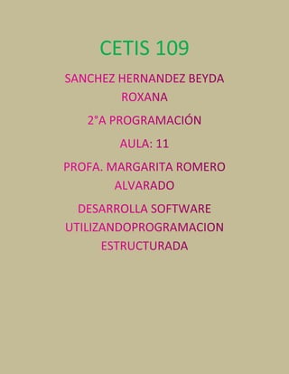 CETIS 109
 