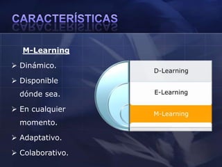 CARACTERÍSTICASM-LearningDinámico.