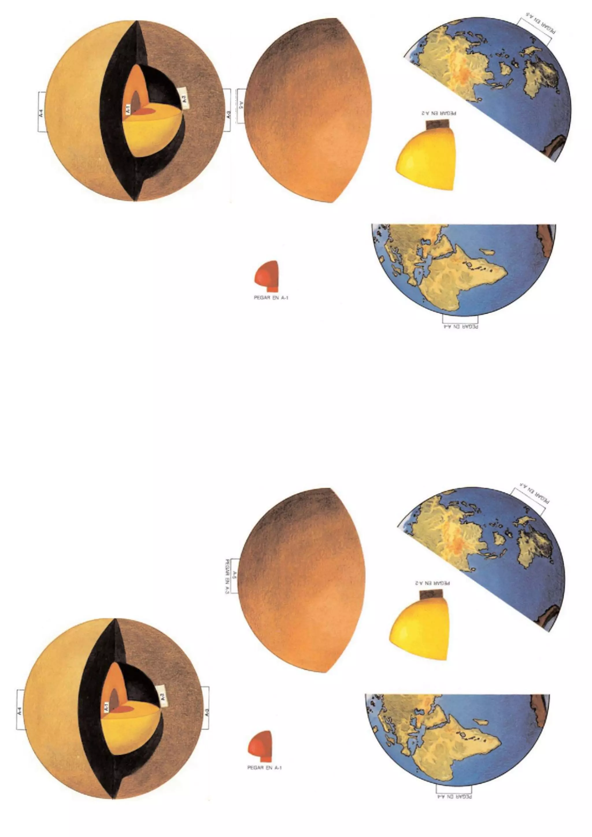 Geofer Ta Actividad capas de la tierra-Geósfera | PDF