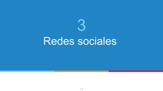 3
Redes sociales
11
 