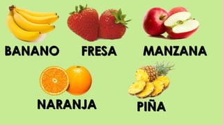 Actividad de las frutas