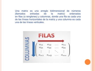 Actividad de matrices | PPTX