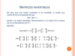 Actividad de matrices