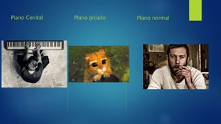 Plano Cenital Plano picado Plano normal
 