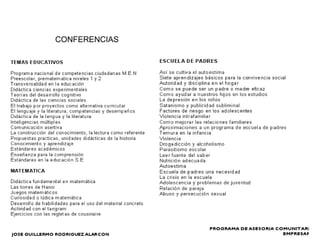 CONFERENCIAS 