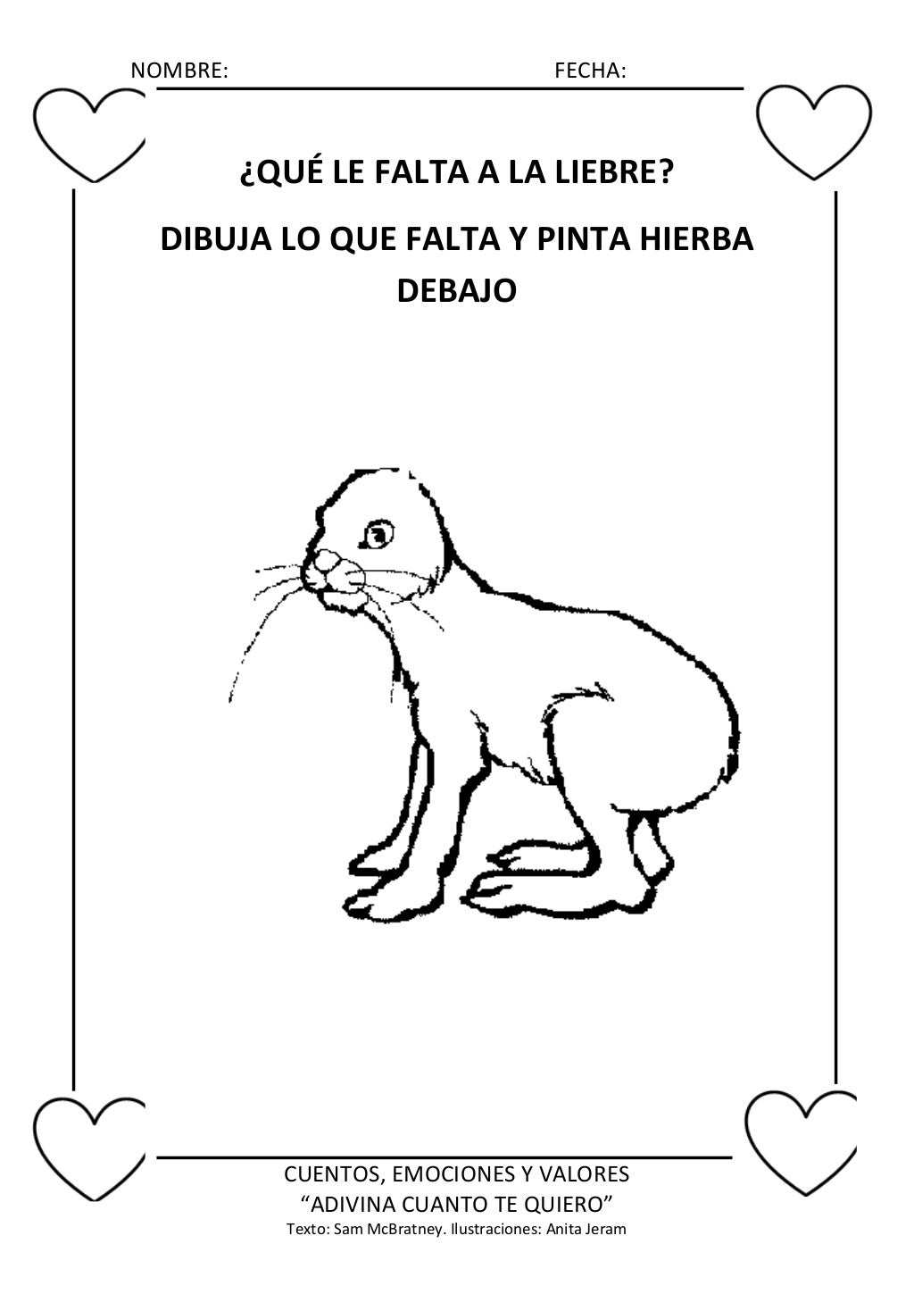 Actividades Adivina Cuánto Te Quiero