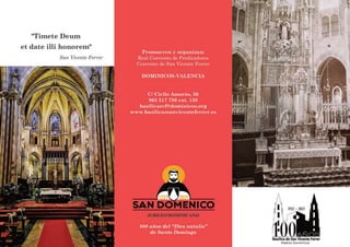Actividades Basilica Vicente Ferrer 2021