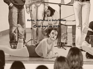 Gatos, Guitarras e Gatafunhos
23 de Abril de 2005
 