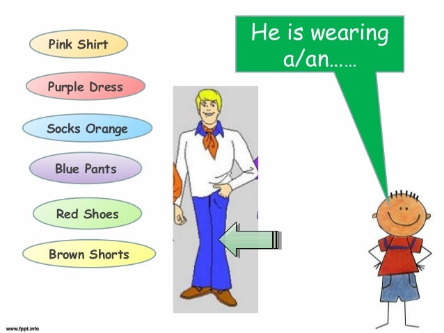 Aprendiendo a identificar las prendas y sus colores